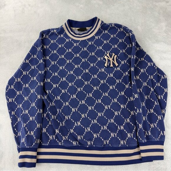 MLB Korea New York Yankees Jacquard Crewneck Large - Picture 15 of 15
